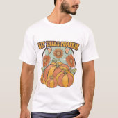 レトロなハロウィンジャック・オ・ランタンTシャツ - Hey There Pumpkin Tシャツ (正面)
