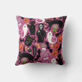 レトロなハロウィンバブルガム クッション (裏面)