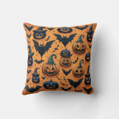レトロなハロウィーン枕 クッション (裏面)
