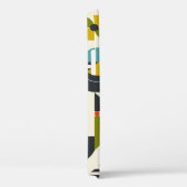 レトロなバウで様式化した鳥を使ったシームレスな模様 Case-Mate iPhoneケース (裏面 / 右)