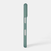 レトロなバス停のサイン iPhone 16ケース (右側面)