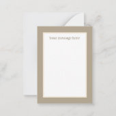 レトロなバレンタインクマを追加 感情を込めて ノートカード (裏面)