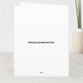 レトロなバレンタインデーの可愛いカップルと猫のカード カード (裏面)