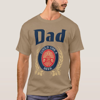 レトロなパパにはビールが必要 Tシャツ