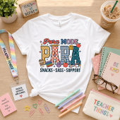 レトロなパラモードの補助教員教師アシスタント Tシャツ