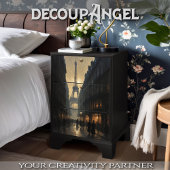 レトロなパリの散歩#2 - Decompage - 薄葉紙