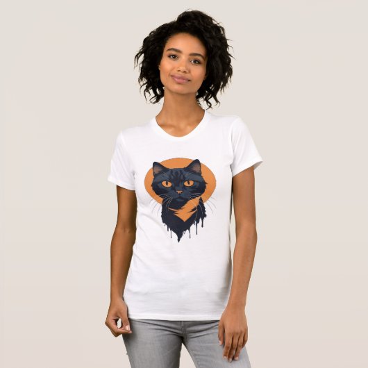 レトロなヒゲ Tシャツ (正面フル)