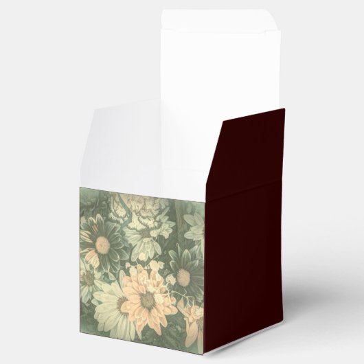 レトロなヒッピー・ボヘミアの夏結婚デイジー フェイバーボックス (オープン)