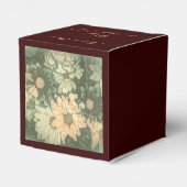 レトロなヒッピー・ボヘミアの夏結婚デイジー フェイバーボックス (裏面サイド)