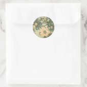 レトロなヒッピー・ボヘミアの夏結婚デイジー ラウンドシール (バッグ)