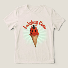 レトロなビンテージのテントウムシ | 遊び心のあるアイスクリームアート トライブレンドTシャツ