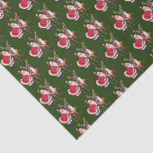 レトロなビンテージクリスマスサンタトインデータイル 薄葉紙 (詳細)