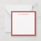 レトロなビンテージクリスマスショッピングレディーアド文字 ノートカード (裏面)