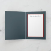 レトロなビンテージクリスマススコットランド犬の追加気持ち シーズンカード (内部)