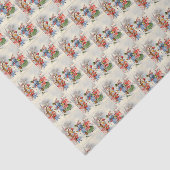 レトロなビンテージクリスマスファミリータイルパーティー  薄葉紙 (詳細)