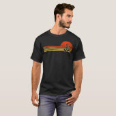 レトロなビンテージピンボール Tシャツ (正面フル)