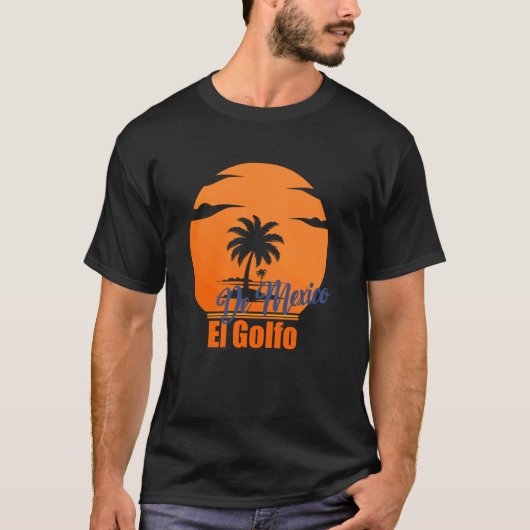 レトロなビンテージ メキシコ湾 Tシャツ (正面)