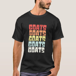 レトロなビンテージ ヤギ デザイン ヤギ 動物 Tシャツ