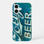レトロなビール瓶のキャップ iPhone 16ケース (裏面)