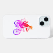 レトロなピザの配達猫  Case-Mate iPhoneケース (裏面 (横))