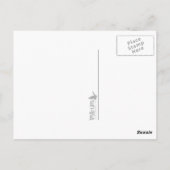 レトロなピザ ポストカード (裏面)