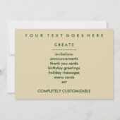 レトロなピザ 招待状 (裏面)