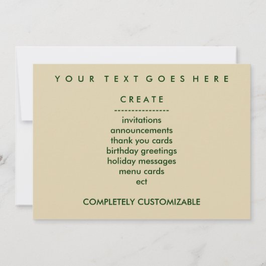 レトロなピザ 招待状 (裏面)