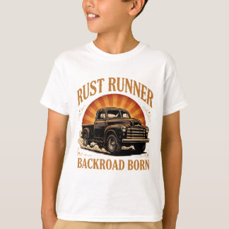 レトロなピックアップトラックTシャツ Tシャツ