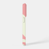 レトロなピンクとノスタルジックな猫フレーム iPhoneケース (右側面)