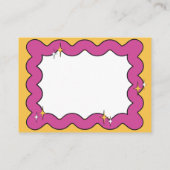 レトロなピンクのアドバイス＆ウィッシュ卒業カード エンクロージャーカード (裏面)