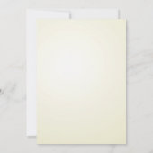 レトロなピンクの花 春の結婚式招待状 招待状 (裏面)