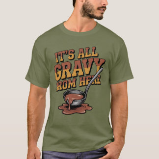 レトロなフードファッションのサンクスギビング グラヴィ Tee Tシャツ