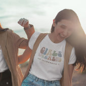 レトロなブライズメイドパーティーの女の子の週末の花嫁 Tシャツ