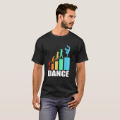 レトロなブレイキン ブレイクダンスの進化 Tシャツ (正面フル)