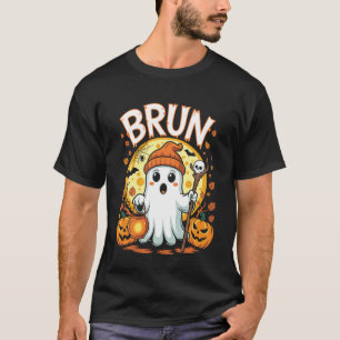 レトロなブロ Halloween スプーキー かわいい おばけ ミーム メンズ Tシャツ