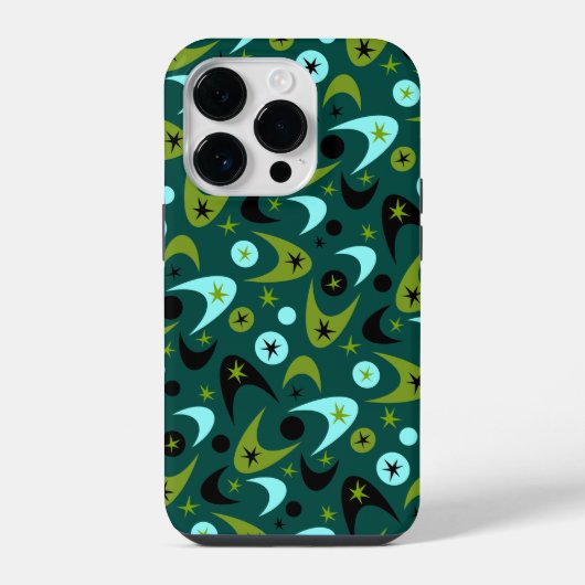 レトロなブーメラン iPhoneケース (裏面)