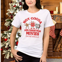 レトロなホットココアとクリスマス映画 トライブレンドTシャツ