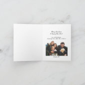 レトロなホリデーグリーティング「ハッピー・ホリー・ジョリー・BBQクリスマス！」 シーズンカード (内部)