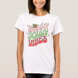 レトロなホリデー・クリスマスの雰囲気 Tシャツ