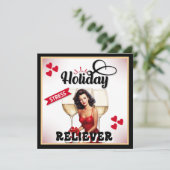 レトロなホリデー ストレス リリーバー ピナップ シーズンカード (スタンド正面)