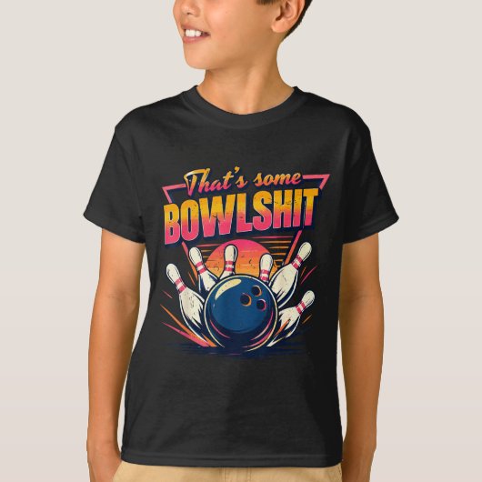 レトロなボウリングがおもしろい That's Some Bowlstuff Tシャツ (正面)