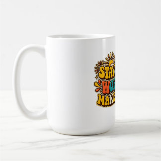 レトロなポジティブ コーヒーマグ コーヒーマグカップ