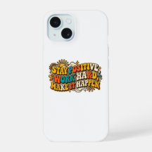 レトロなポジティブiPhoneケース