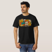 レトロなポジティブTシャツ Tシャツ (正面フル)