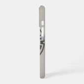 レトロなマンホールの蓋 iPhone 16ケース (左側面)