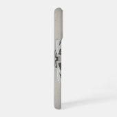 レトロなマンホールの蓋 iPhone 16ケース (右側面)