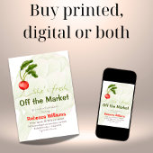 レトロなマーケットから届いたばかりの花嫁の歓迎会 招待状