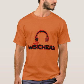 レトロなミュージックヘッド Tシャツ