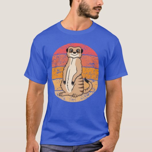 レトロなミーア猫好きギフト 動物好きな女の子 Tシャツ (正面)