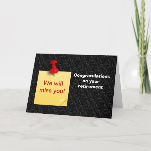 レトロなメガネの誕生会の招待 カード (正面)